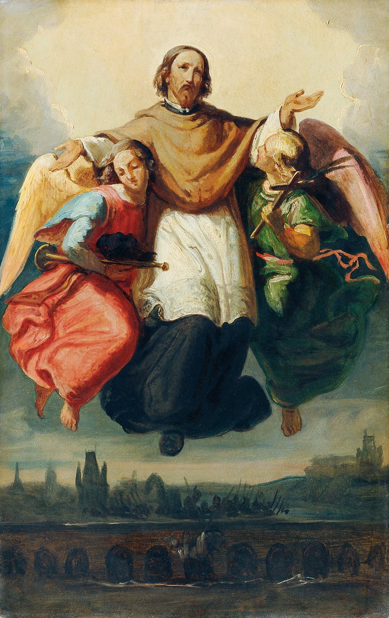 Skt. Johannes af Nepomuks herlighed af Johann  Till der Jüngere