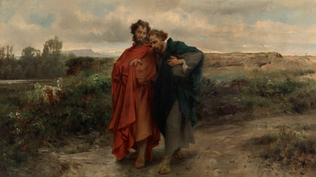 vej til Emmaus af Johann  Till der Jüngere