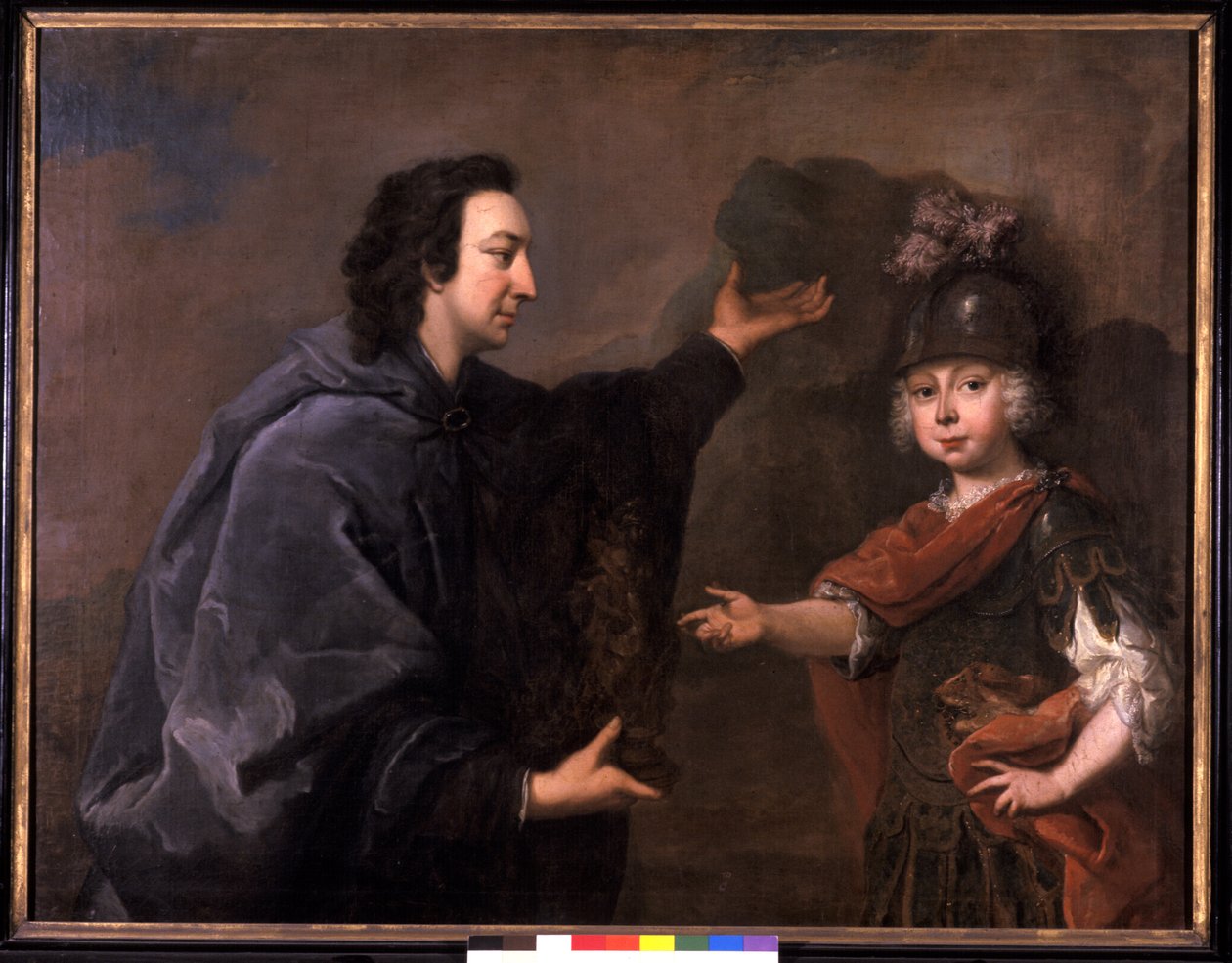 Arveprins Friedrich III og hans lærer grev Ulrich af Thun af Johann Valentin Tischbein