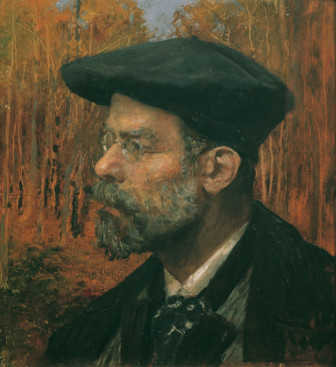 Maleren Theodor von Hörmann af Johann Victor Krämer