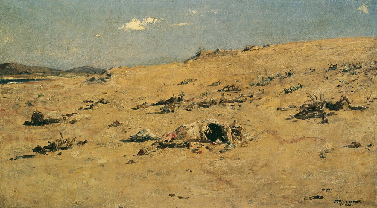Motiv fra Tanger af Johann Victor Krämer