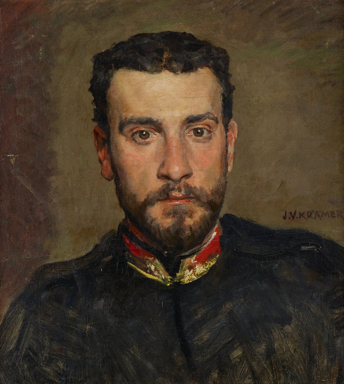 selvportræt af Johann Victor Krämer