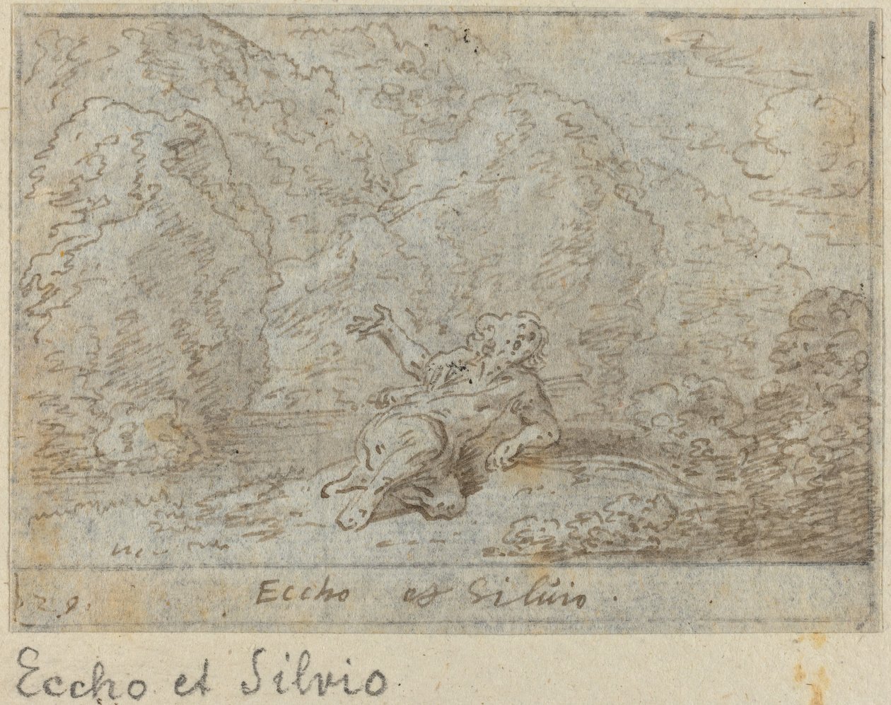 Silvio, 1640. af Johann Wilhelm Baur