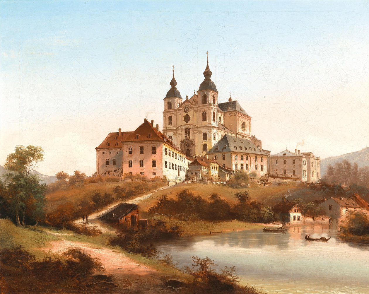 Johann Wilhelm Jankowsky pilgrimskirke Sonntagberg af Johann Wilhelm Jankowski