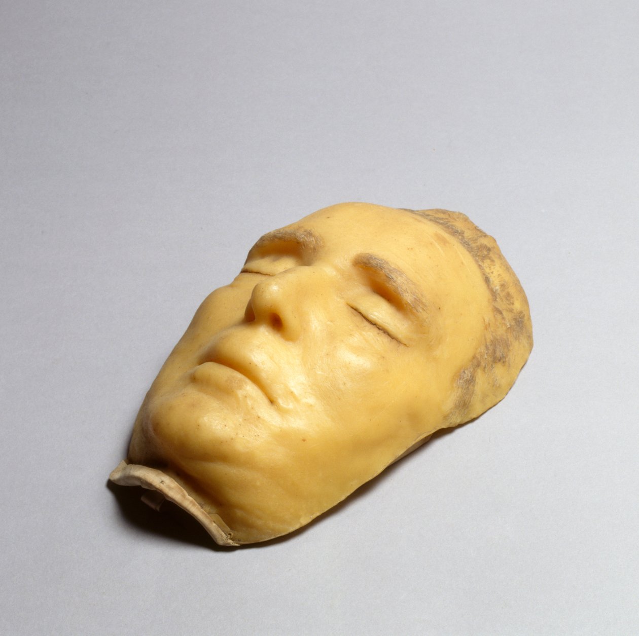 Dødsmaske af Frederik II, Landgrave of Hesse-Cassel, 1785 (voks og hår) af Johann Wilhelm Kirchner