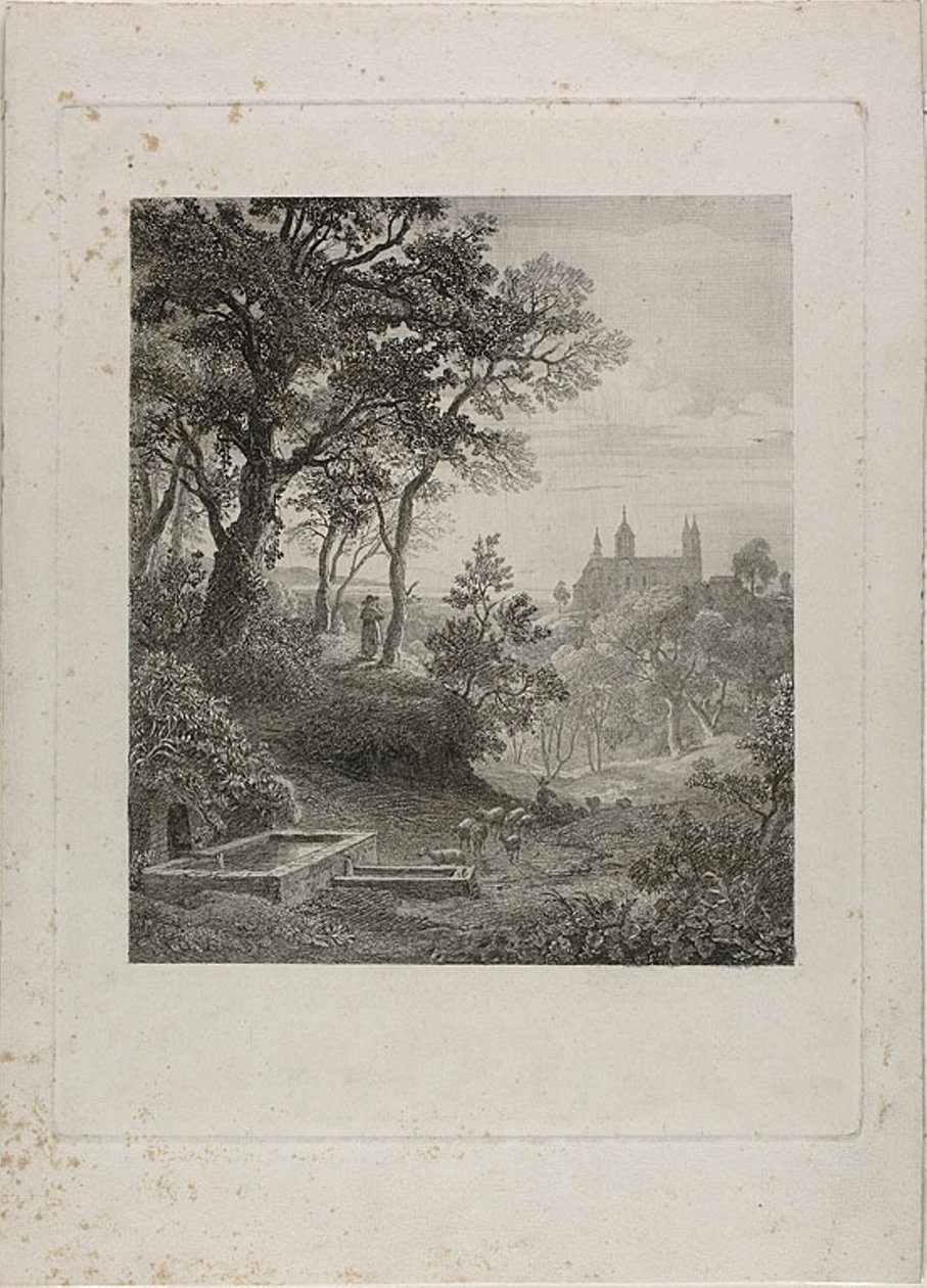Nærmer sig foråret af Johann Wilhelm Schirmer