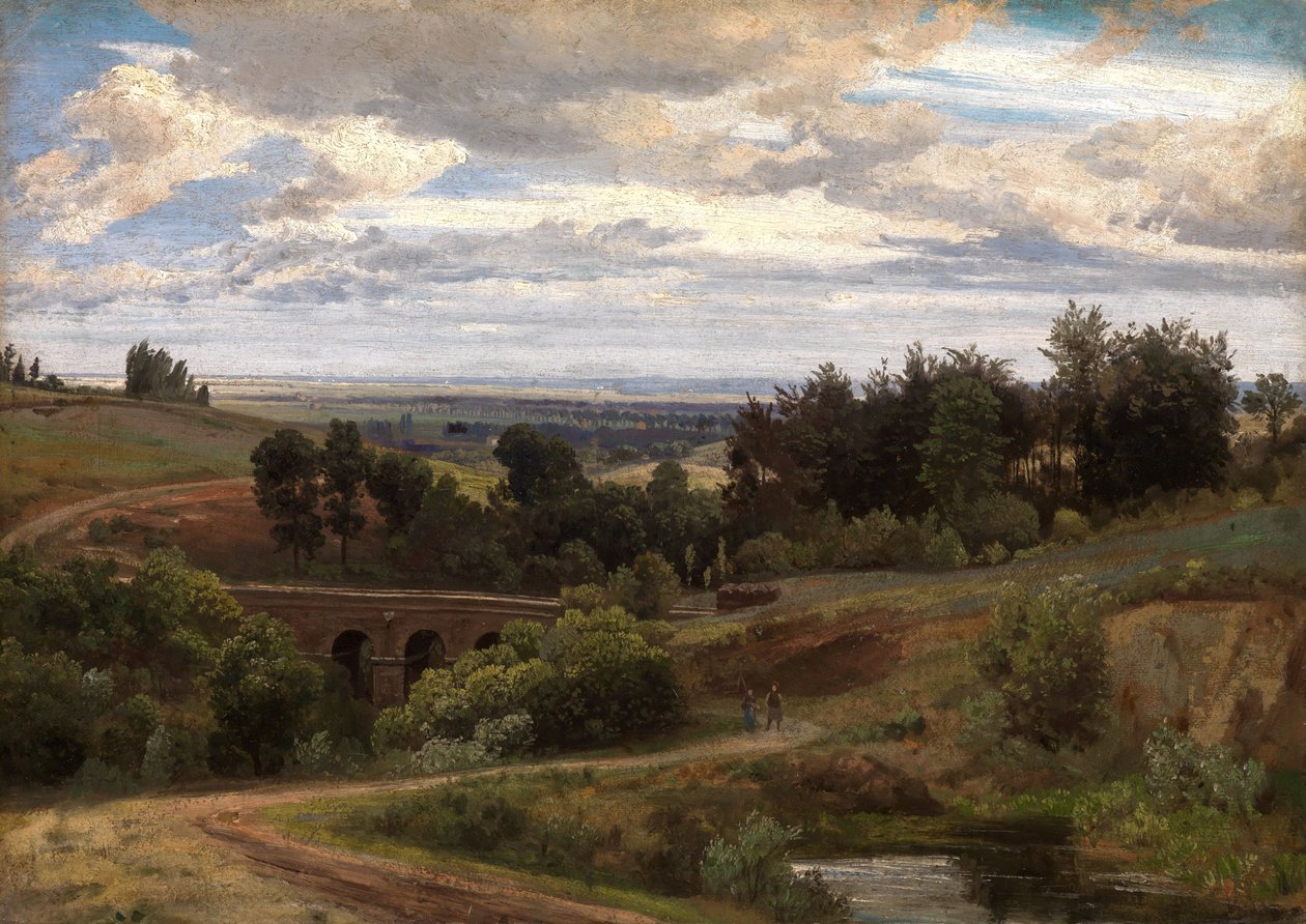 Melbdalen ved Bonn af Johann Wilhelm Schirmer