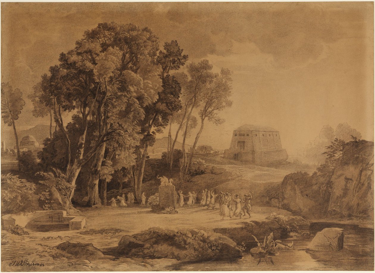 Noas ark (1. Mosebog 6, 13 ff.) af Johann Wilhelm Schirmer