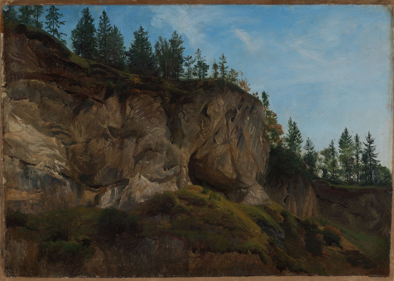 Klippeklint i Schweiz af Johann Wilhelm Schirmer
