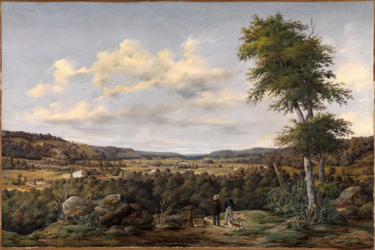 Landskab i Belgien af Johann Wilhelm Schirmer