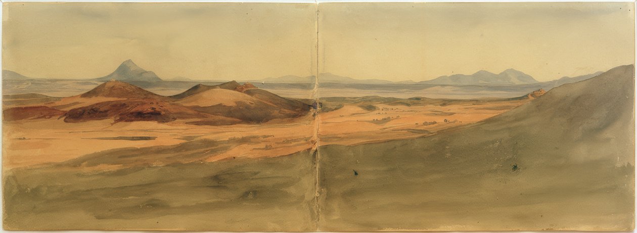 Landskab med Sabinerbjergene af Johann Wilhelm Schirmer