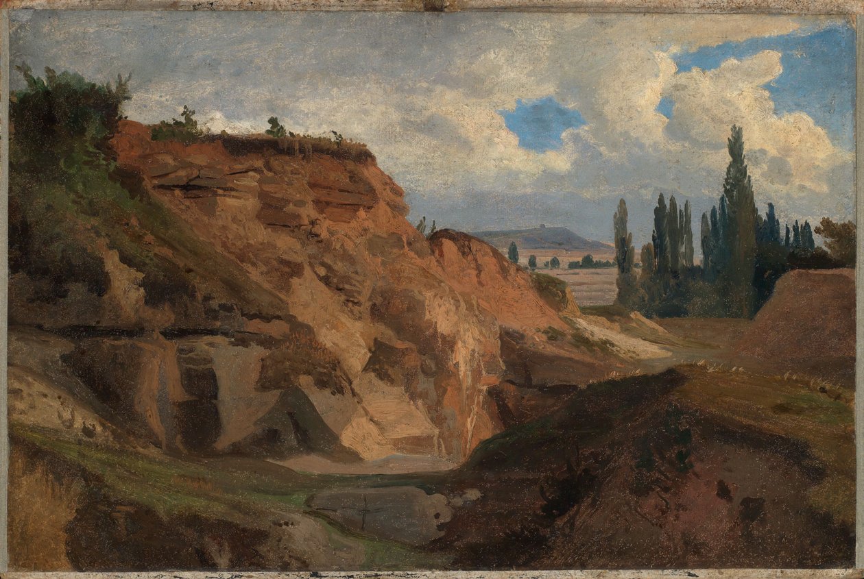 Stenbrud i Sydfrankrig af Johann Wilhelm Schirmer