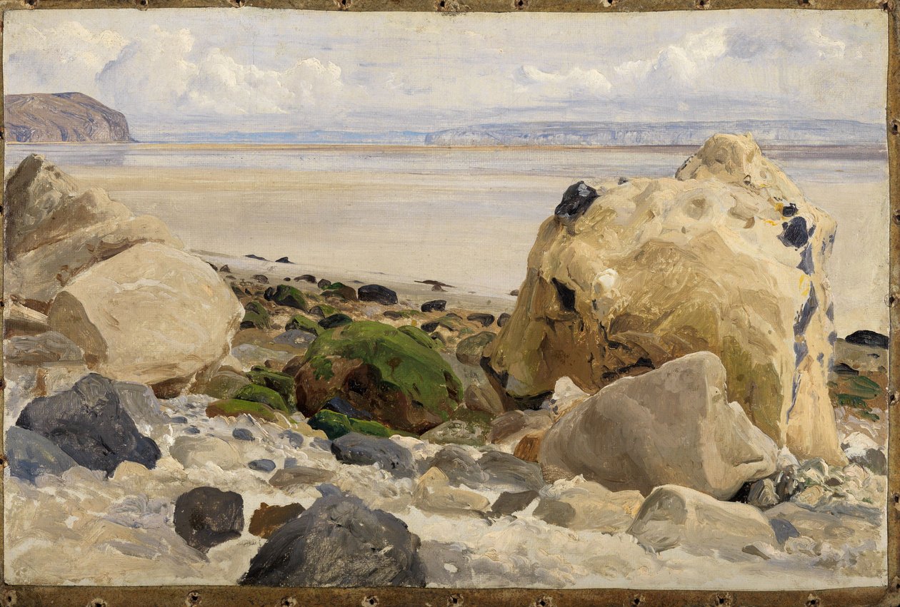 Klintet strand af Johann Wilhelm Schirmer