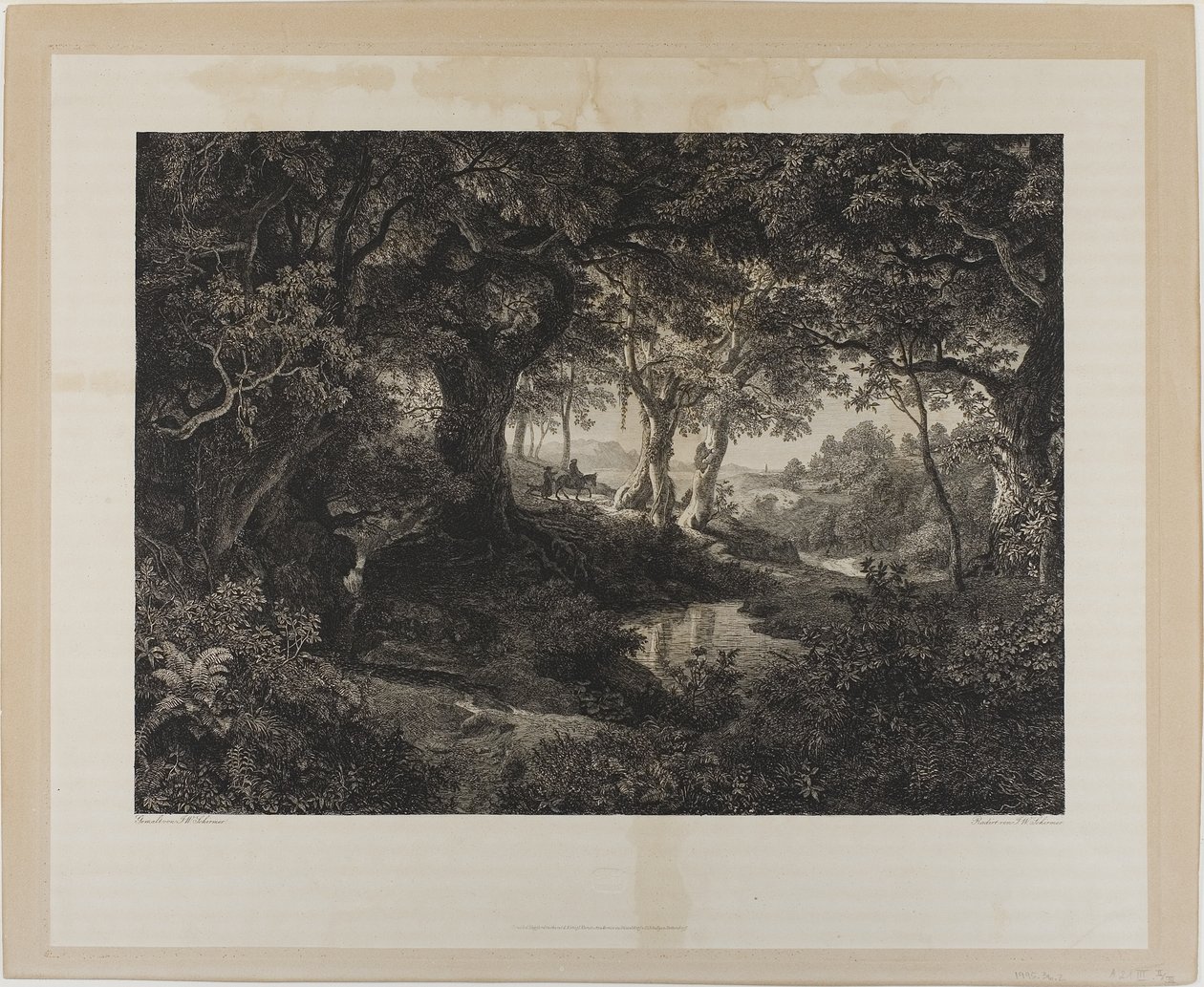 Det store italienske landskab af Johann Wilhelm Schirmer