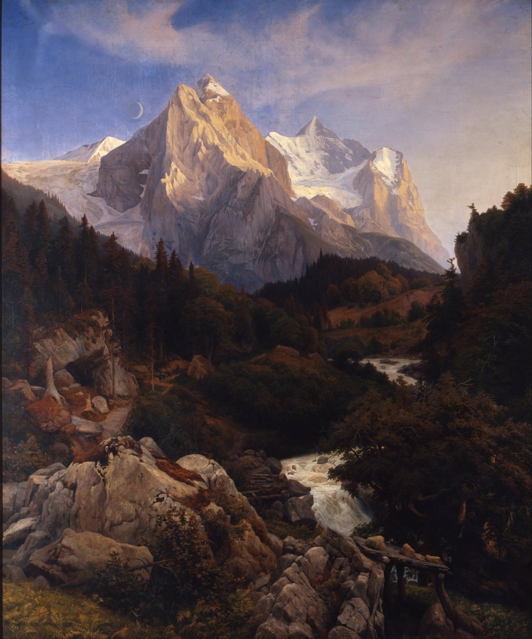 Wetterhorn af Johann Wilhelm Schirmer