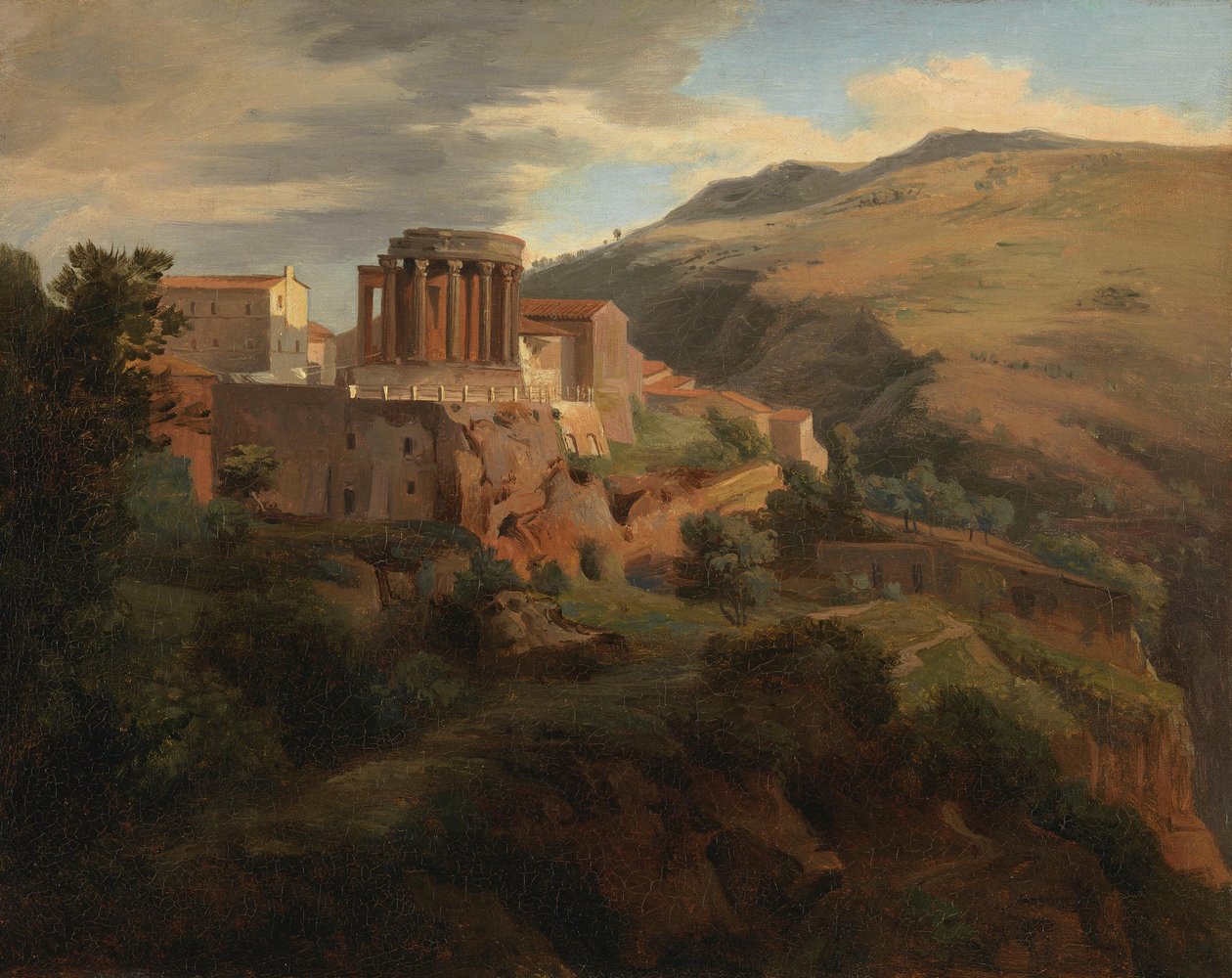 Tivoli med Vesta-templet af Johann Wilhelm Schirmer