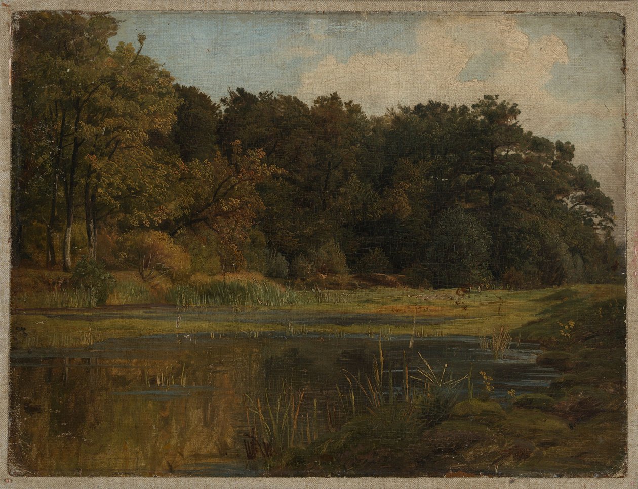 Skovsø af Johann Wilhelm Schirmer