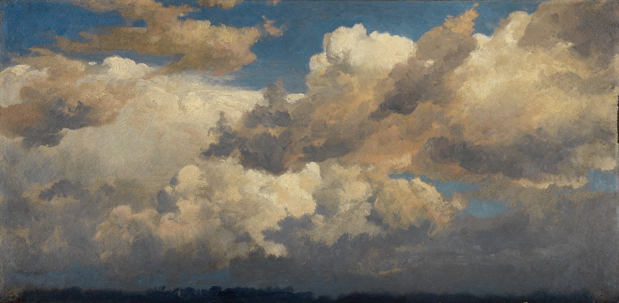 Undersøgelse af skyer af Johann Wilhelm Schirmer