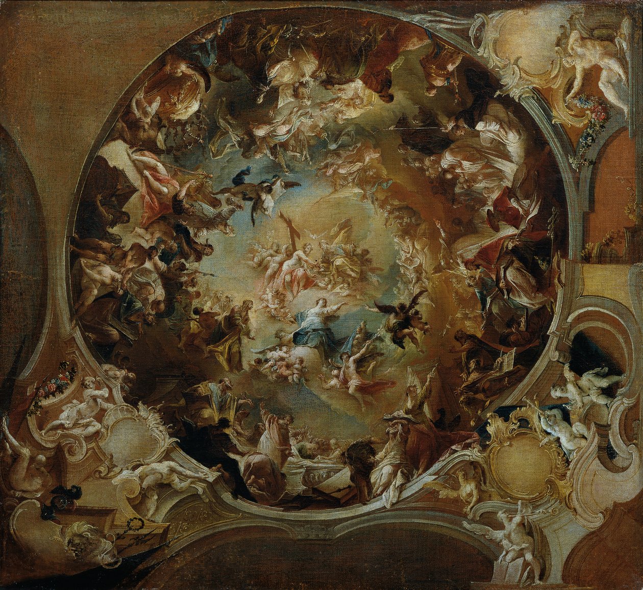 Marias antagelse af Johann Wolfgang Baumgartner
