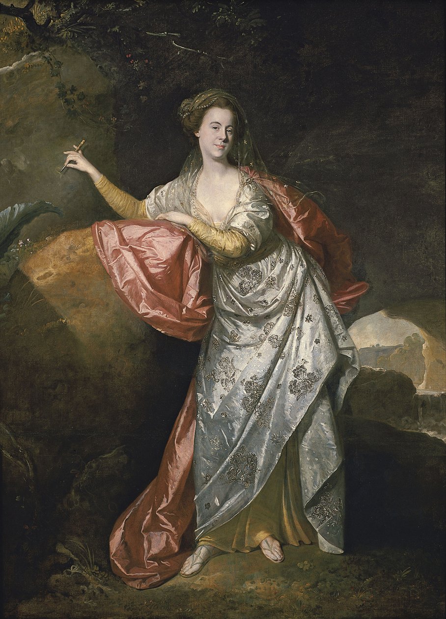 Ann Cargill født Brown som Miranda i The Tempest af Shakespeare. London, Covent Garden Theatre af Johann Zoffani
