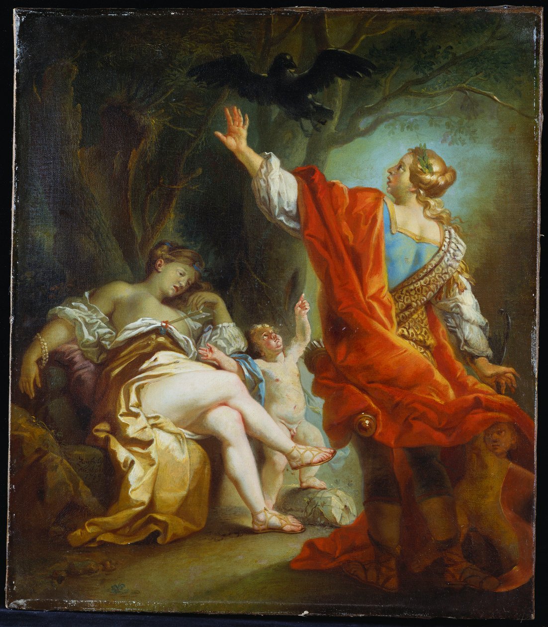 Apollo dræber Coronis, 1759 af Johan Joseph Zoffany