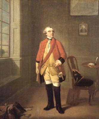 Cornet North Ludlow Bernard, 2. mand til Mary Fitzwilliam, grevinde af Pembroke (d.1769) af Johann Zoffany