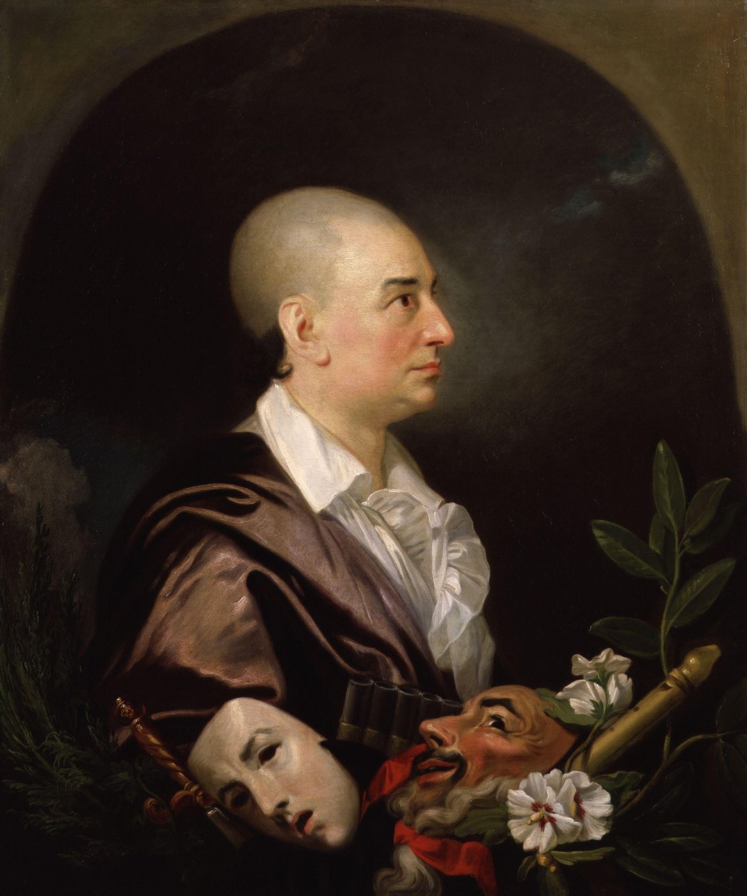 Portræt af David Garrick af Johann Zoffany