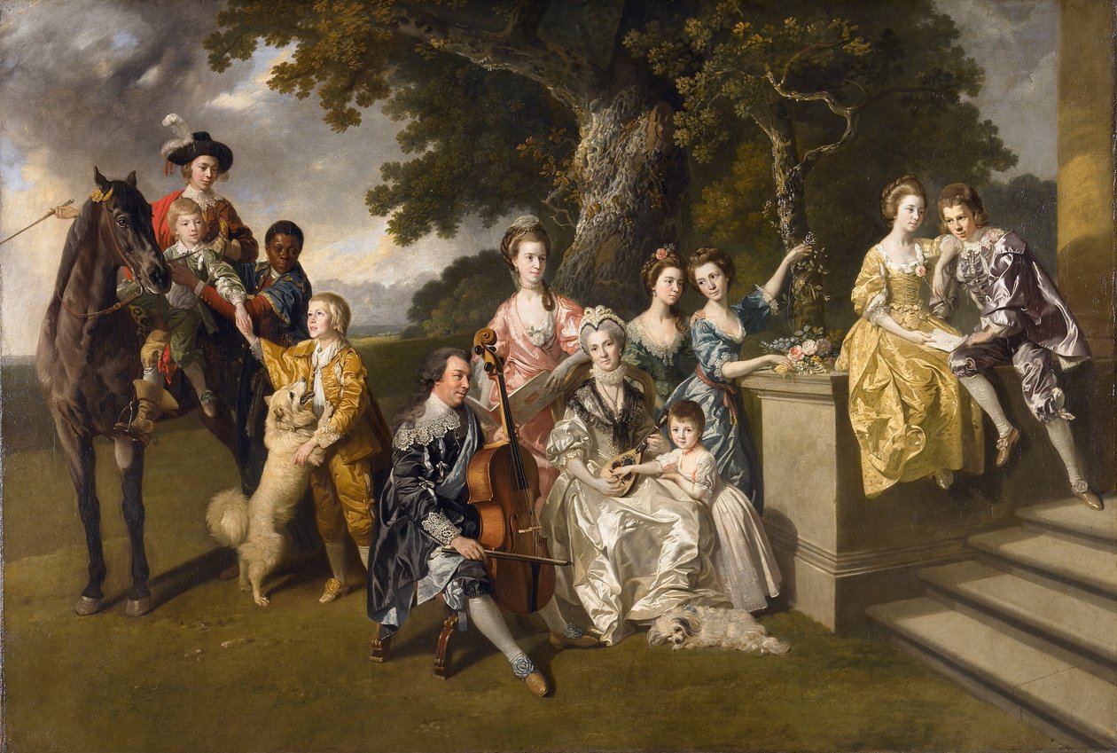 Sir William Youngs familie af Johann Zoffany