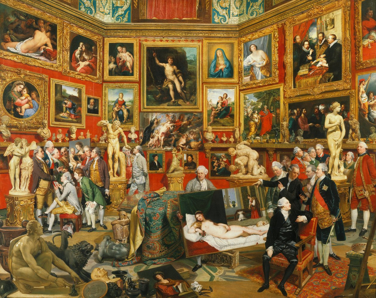 Uffiziernes tribune af Johann Zoffany