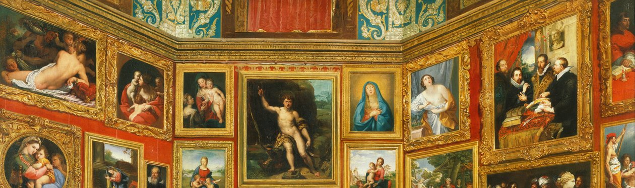 Uffiziernes tribune"
" af Johann Zoffany