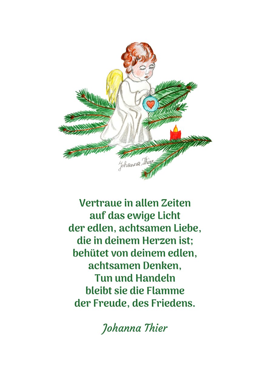 Beskyttende engel af Johanna Thier