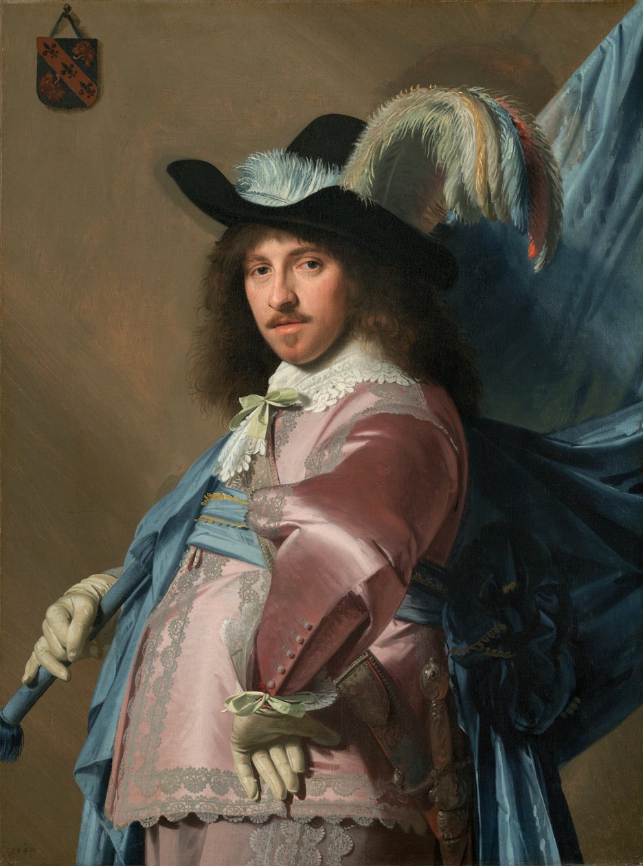 Andries Stilte som Standardbærer af Johannes Cornelisz. Verspronck