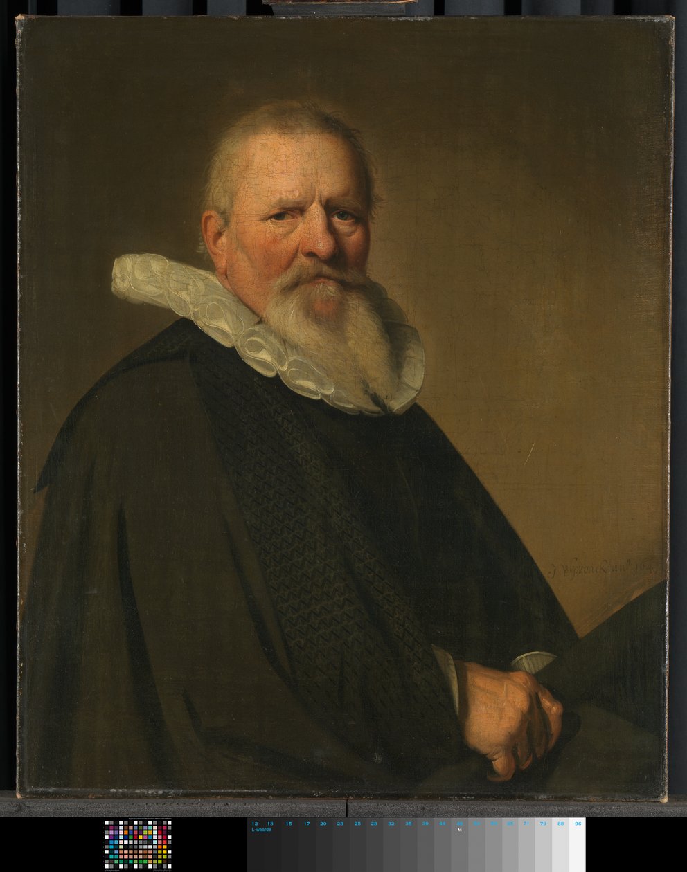 Pieter Jacobsz Schout (1570-1645). Borgmester i Haarlem af Johannes Cornelisz. Verspronck
