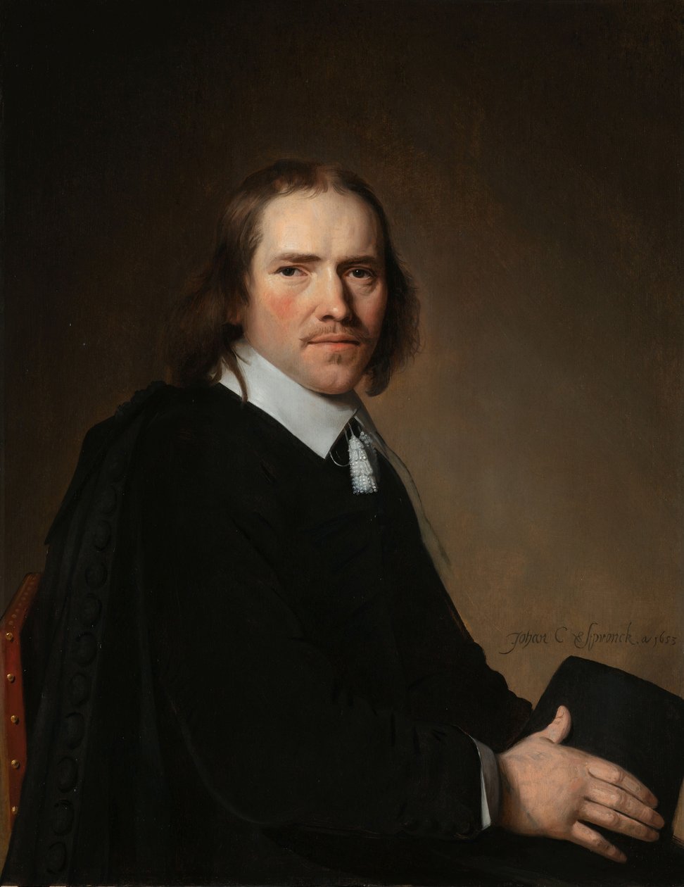 Portræt af Dirck, Johannes eller Jacobus Wallis af Johannes Cornelisz. Verspronck