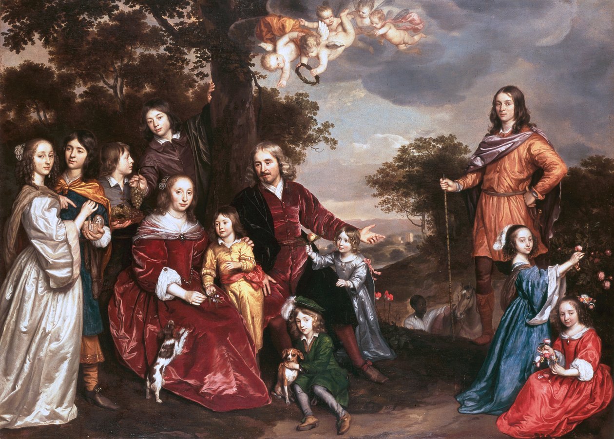 Willem van den Kerckhoven og familie af Johannes Mytens