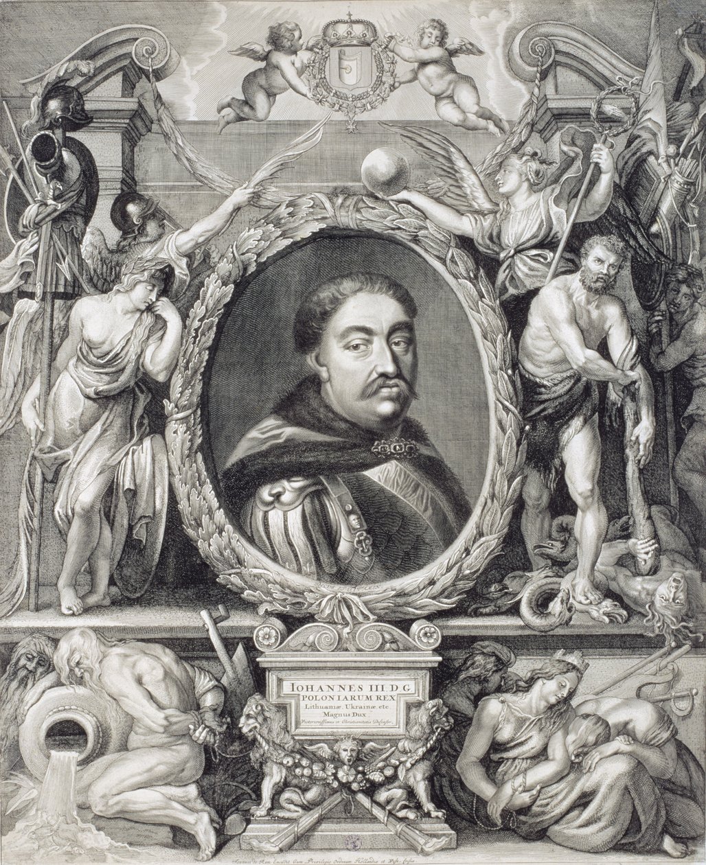 Jan Sobieski III (1624-96) konge af Polen, 1683 af Johannes de Ram