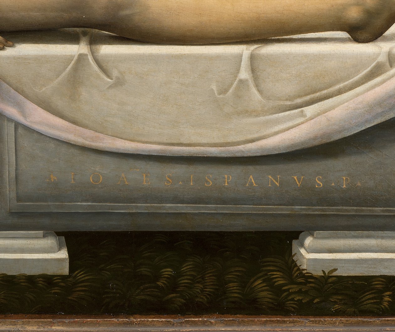Klagesang, detalje, c.1490-1510 af Johannes (fl.16th century) Hispanus