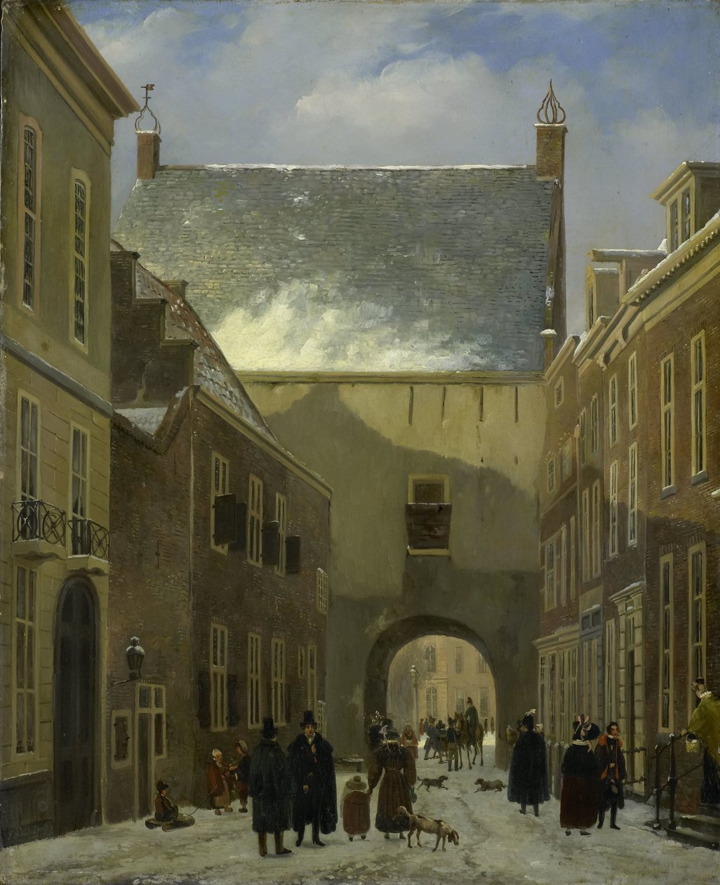 Fængselsporten, Haag af Johannes Adrianus van der Drift