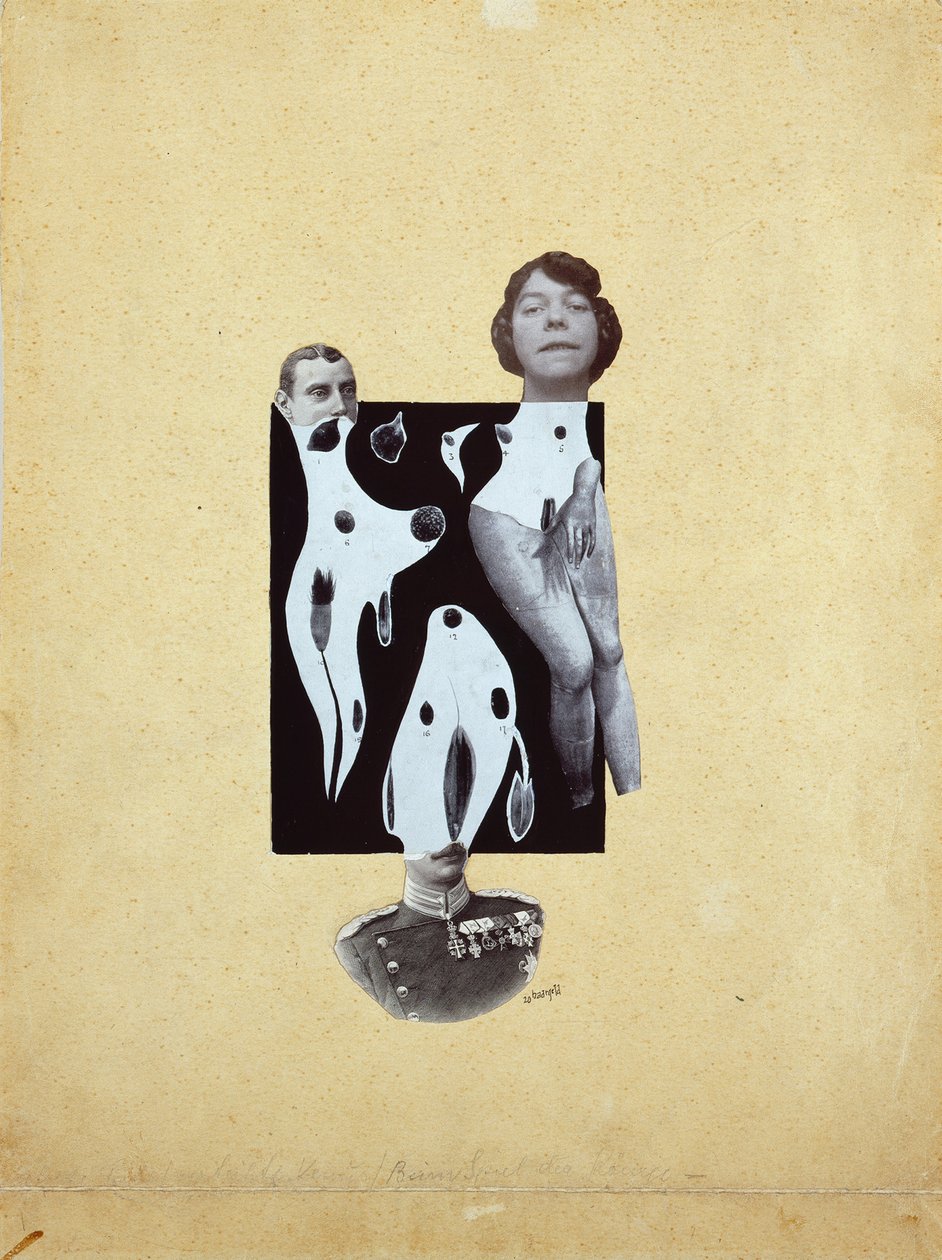 Venus ved Kongernes Spil - Johannes Theodor Baargeld (Zentrodada) (1892-1927). Collage af Johannes Baargeld