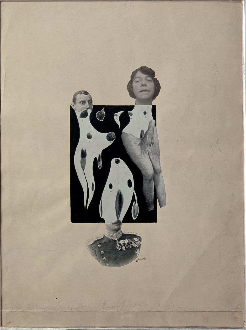 Venus til Kongens Bad Collage af Johannes Baargeld af Johannes Baargeld