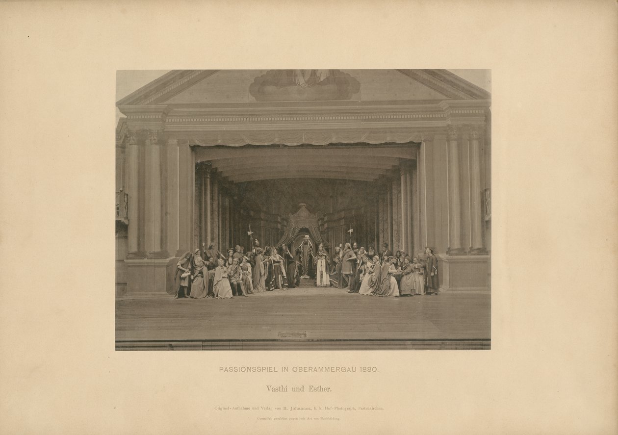 Passionsspil af Ober-Ammergau - Vasthi og Esther af Johannes Bernhard