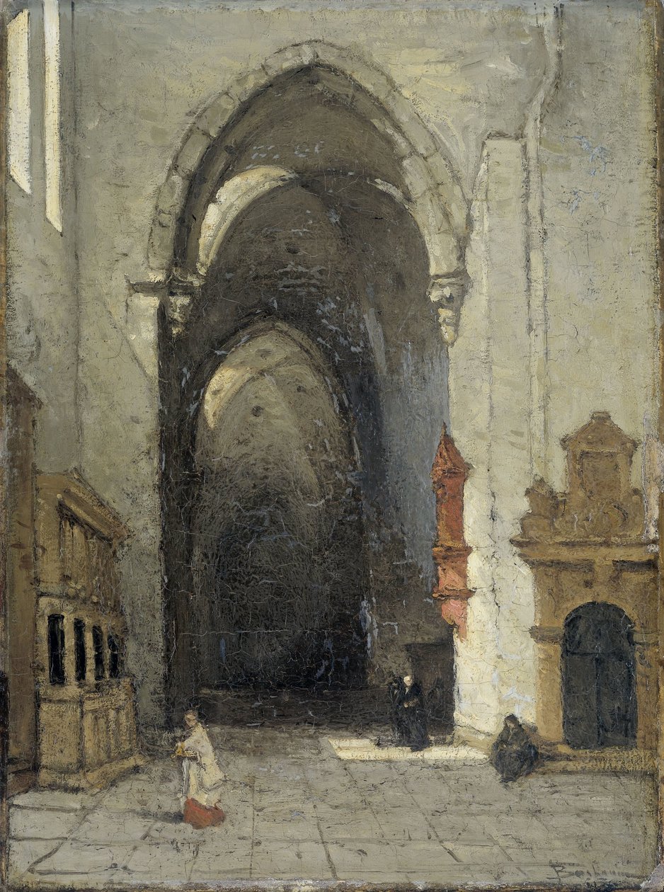 Interiør af Dom i Trier af Johannes Bosboom