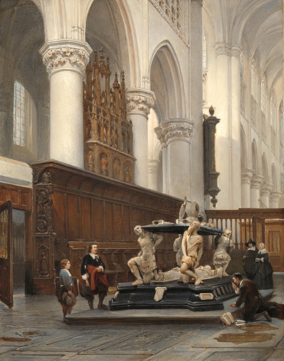 Koret fra O.L.-Vrouwekerk i Breda med Engelbert II