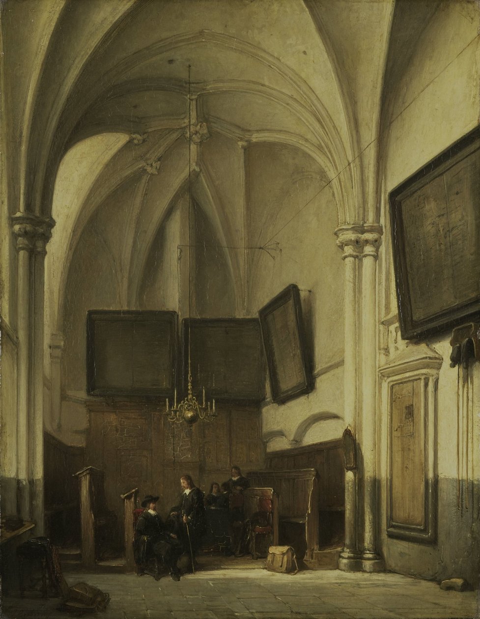 Vestry af St Stephen Church i Nijmegen af Johannes Bosboom