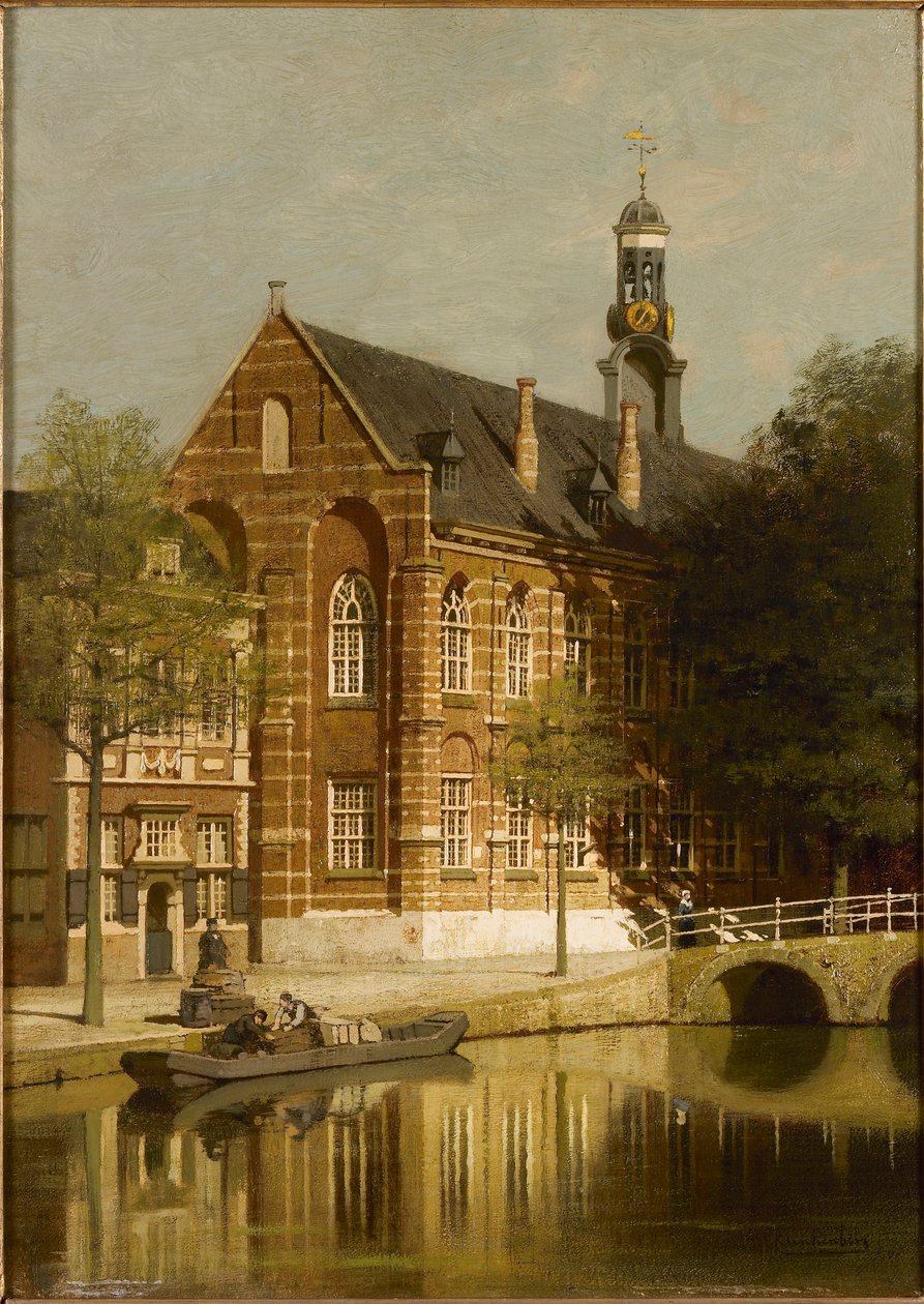 Udsigt over Leiden. af Johannes Christiaan Karel Klinkenberg
