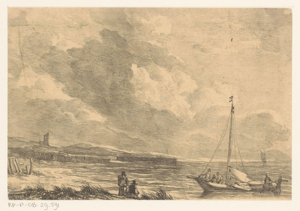 Sejlbådspladser af Johannes Christiaan Schotel