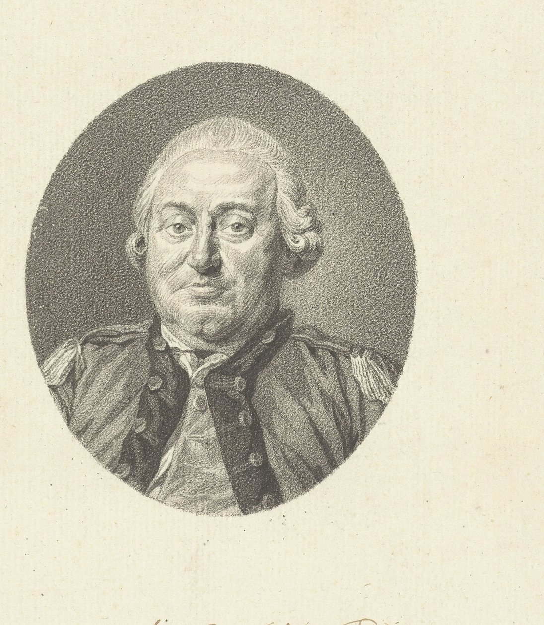 Portræt af ingeniøren Cornelis Rimelighed af Johannes Cornelis Mertens
