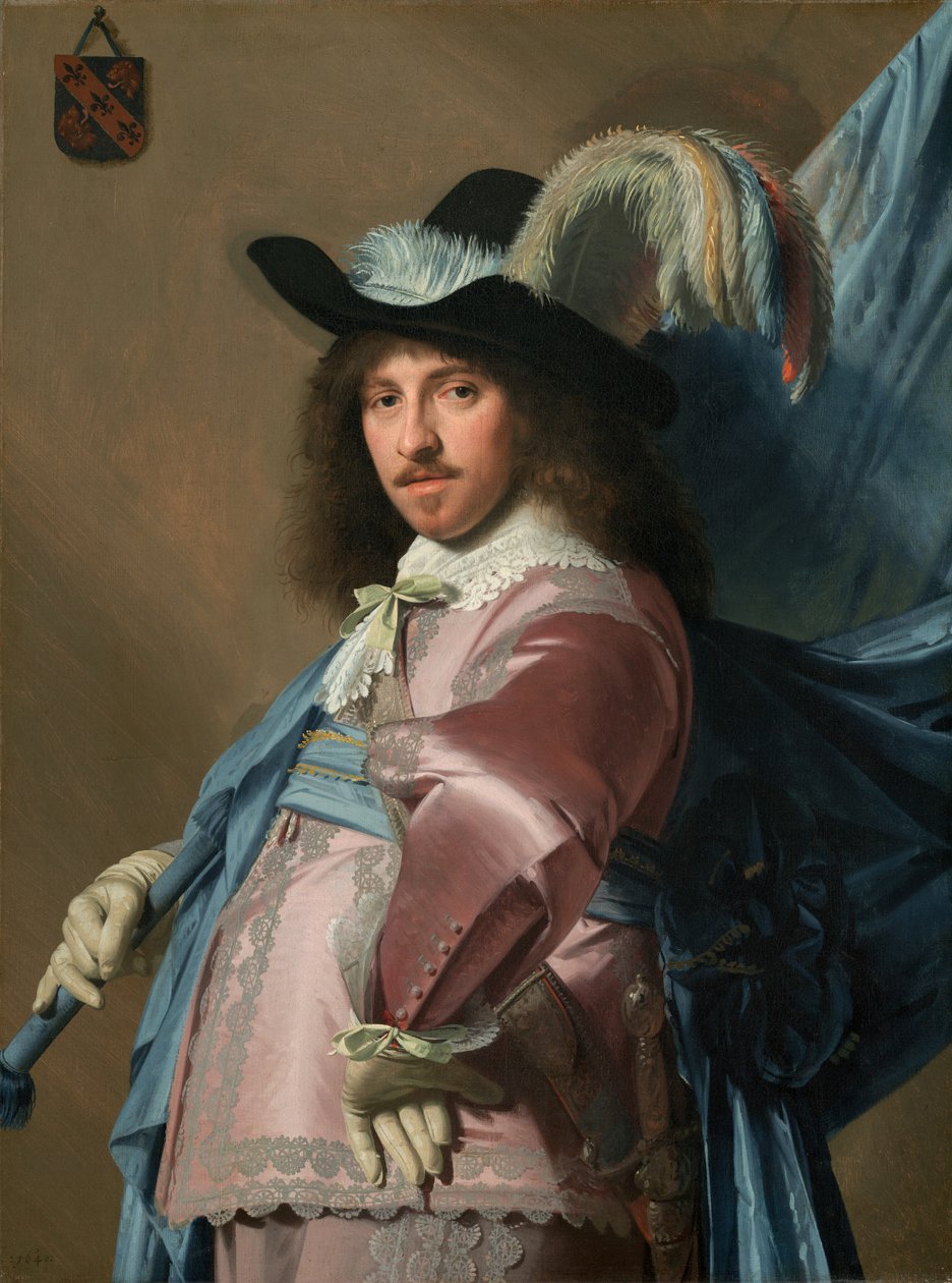 Andries Stilte som fanebærer af Johannes Cornelisz Verspronck