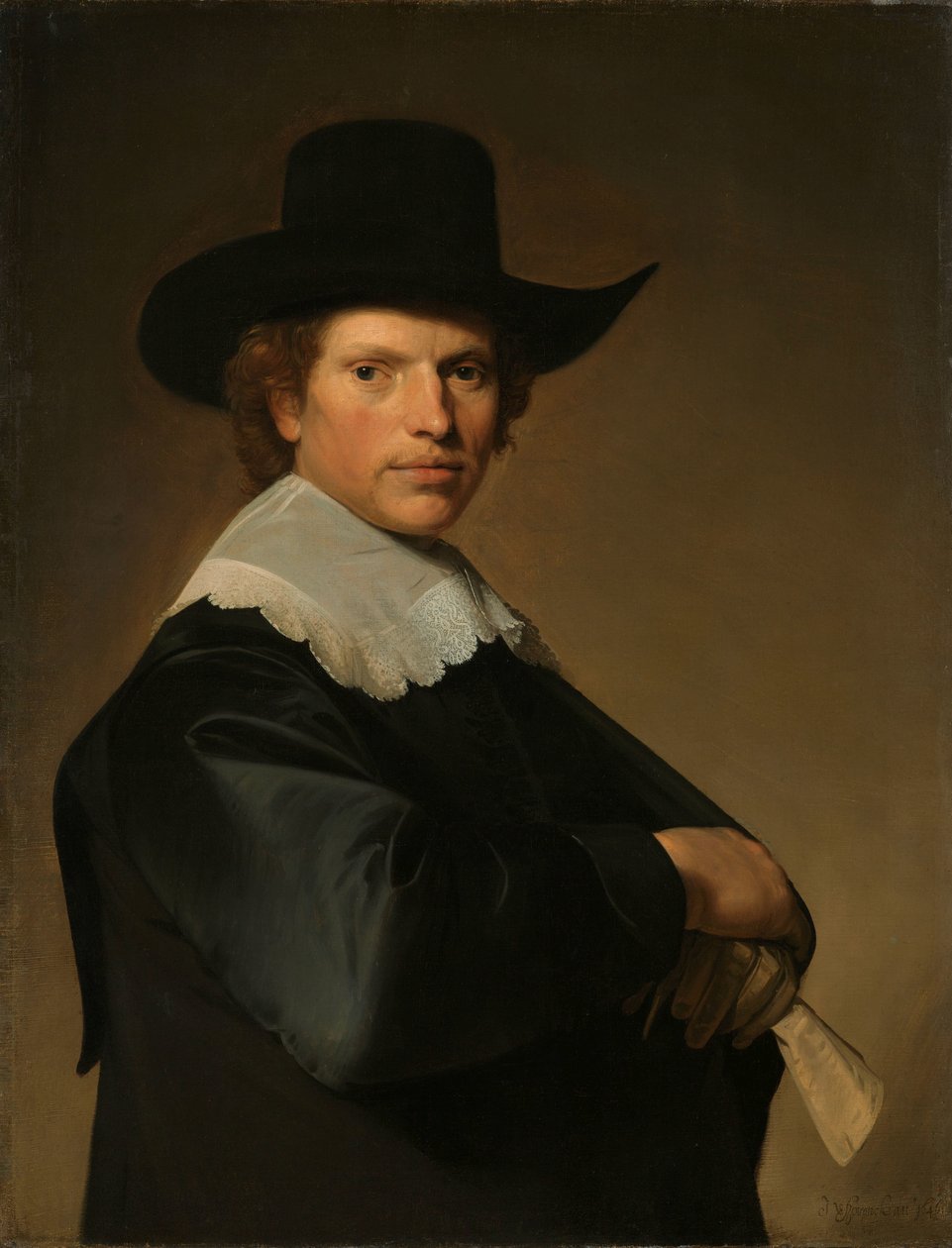 Portræt af en mand af Johannes Cornelisz. Verspronck