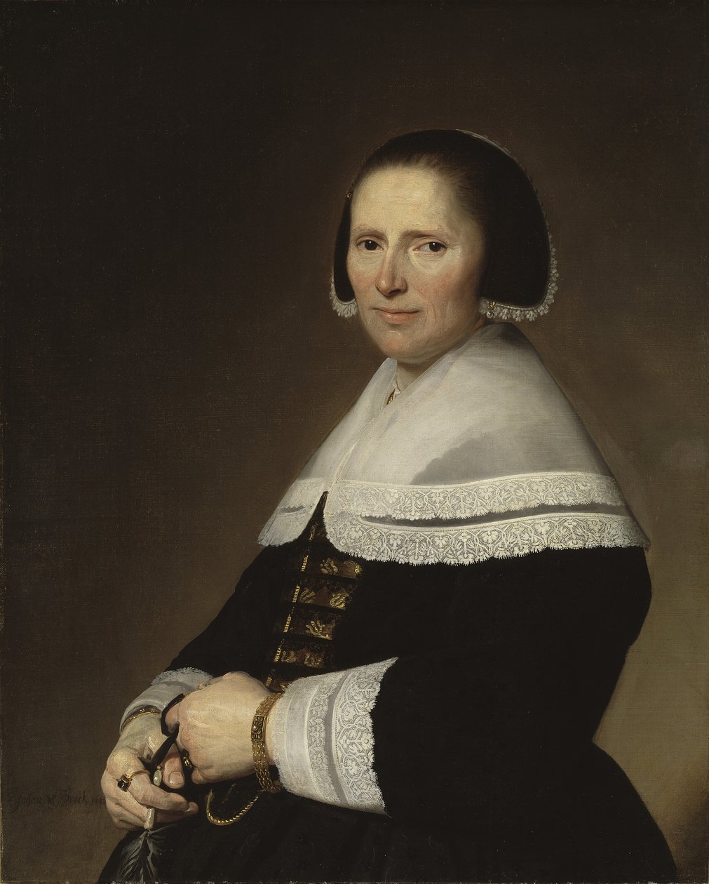 Portræt af en kvinde, 1648 af Johannes Cornelisz. Verspronck